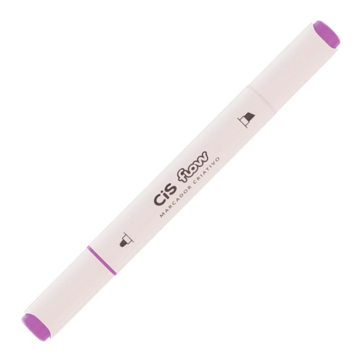 MARCADOR CRIATIVO CIS FLOW DUPLA 131 LILAS