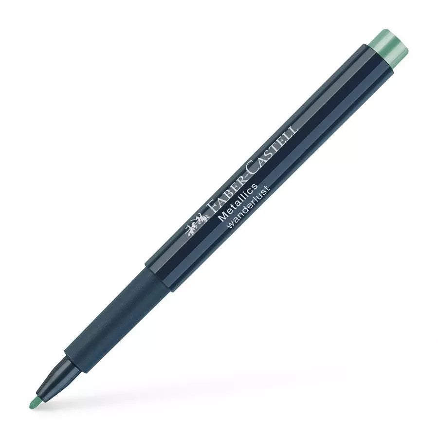 CANETA FABER CASTELL METALICA VERDE WANDERLUST METAL