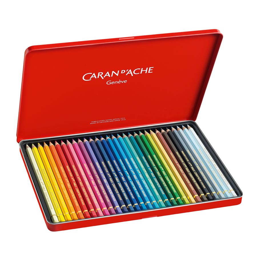 ESTOJO LAPIS COR CARAN D´ACHE PABLO 030 CORES