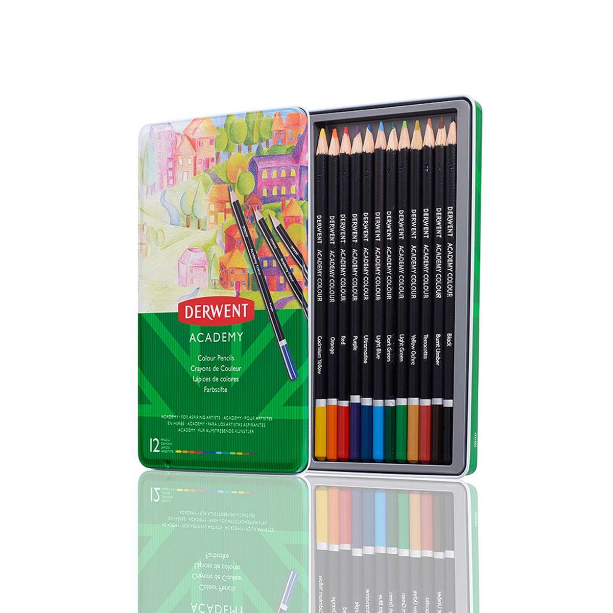 LAPIS COR DERWENT ACADEMY 12 CORES