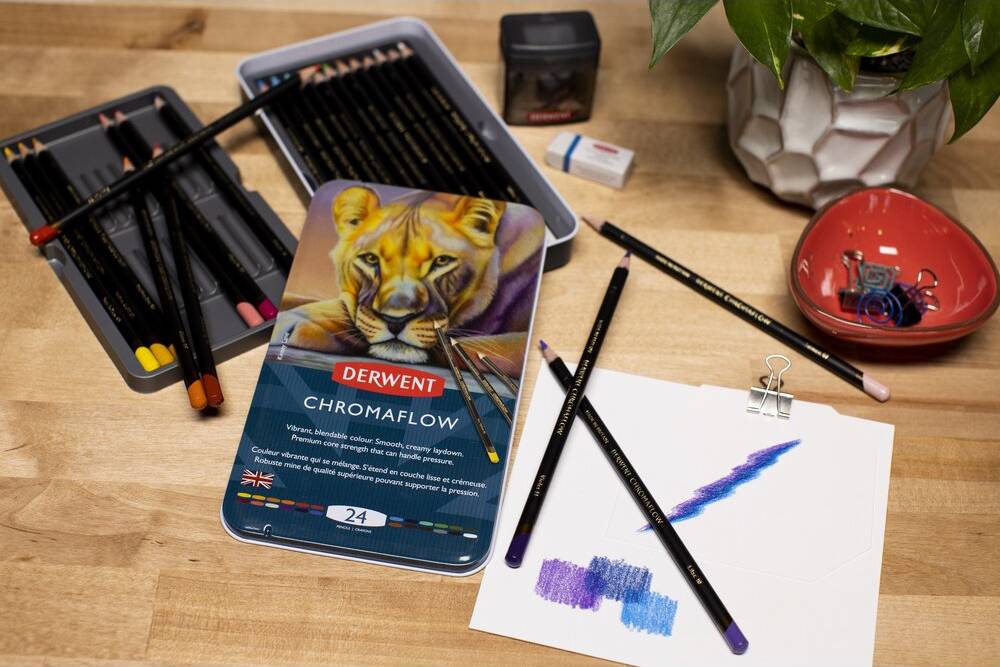 LAPIS COR DERWENT CHROMAFLOW 024 CORES
