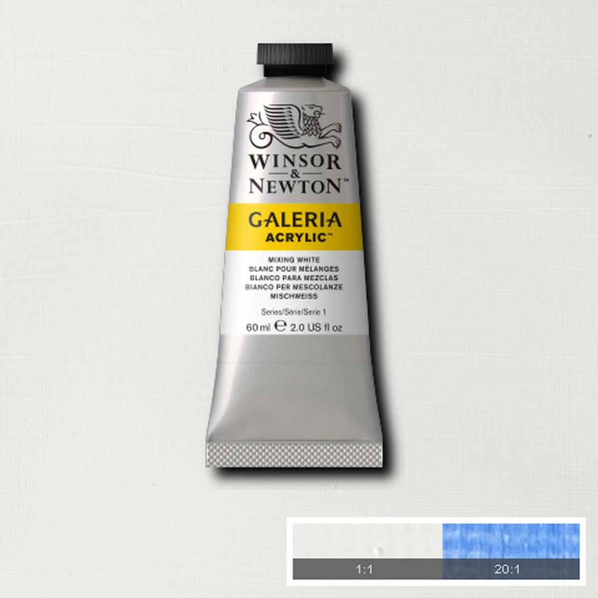 ACRILICA WINSOR NEWTON GALERIA 60ml 415 MIXING WHITE 2120415