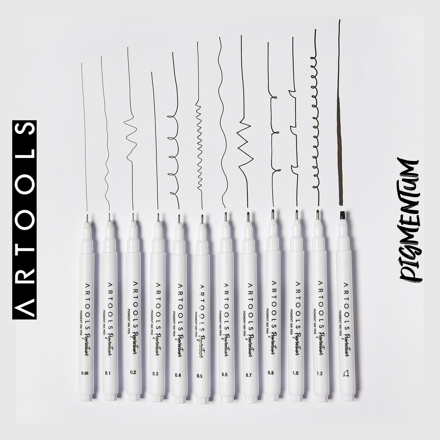 CANETA ARTOOLS PIGMENTUM ESTOJO C/ 08 UNIDADES