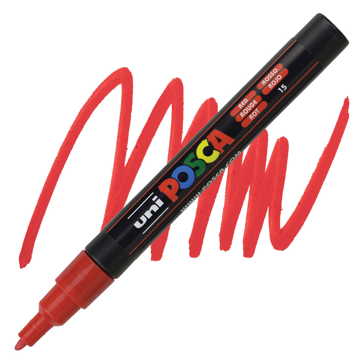 CANETA POSCA PC-3M 15 VERMELHO