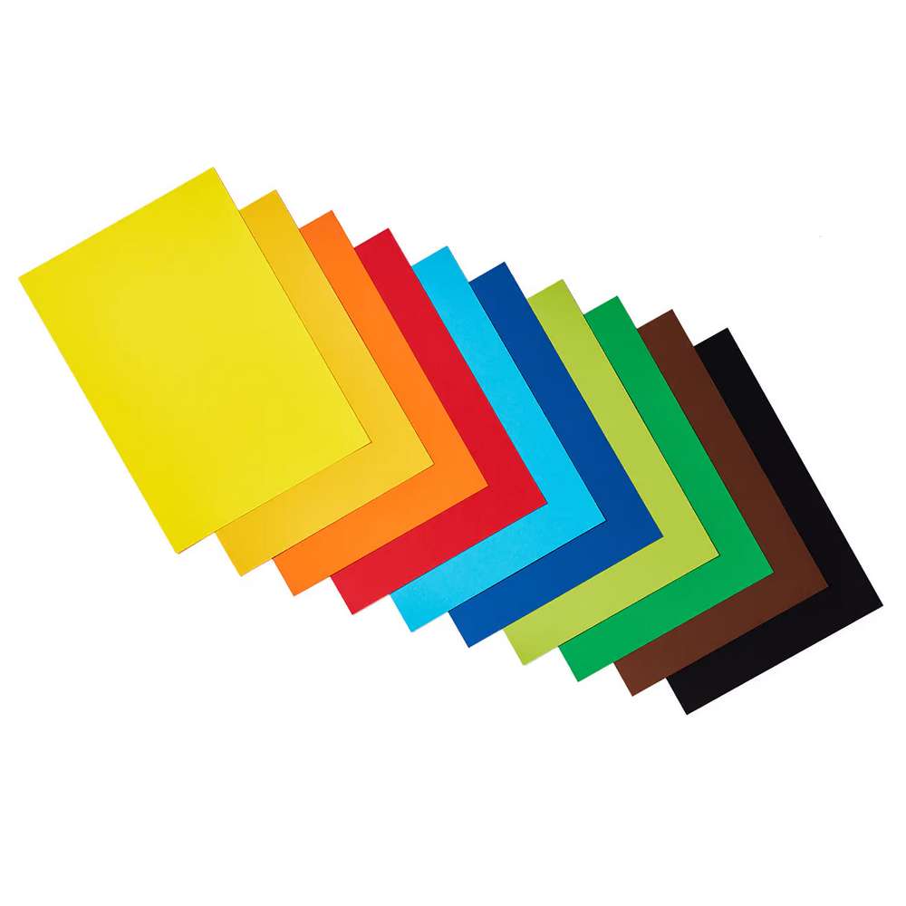 PAPEL FABRIANO COLORE 408 CEREZA A4 185G C/10 UNI