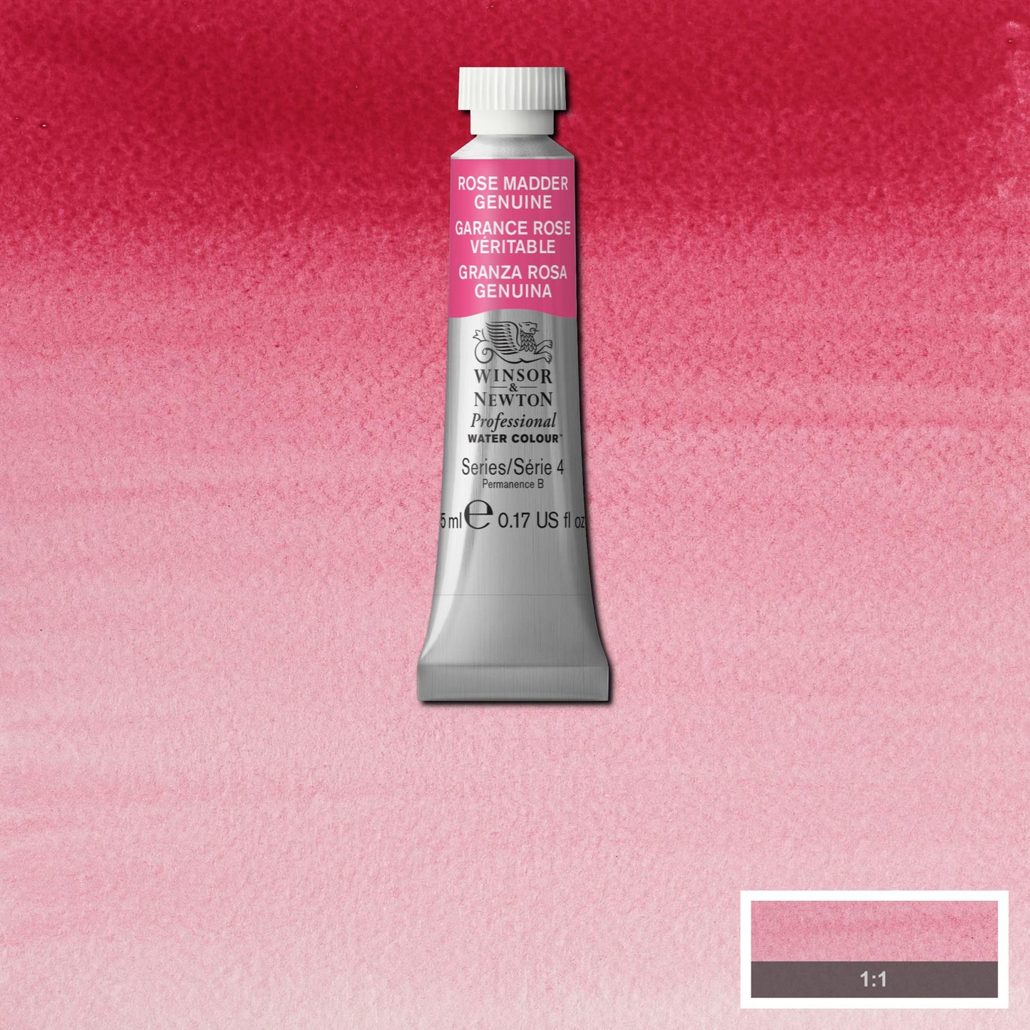 AQUARELA WINSOR NEWTON ARTISTS 5ml 587 ROSE MADDER GENUINE S4