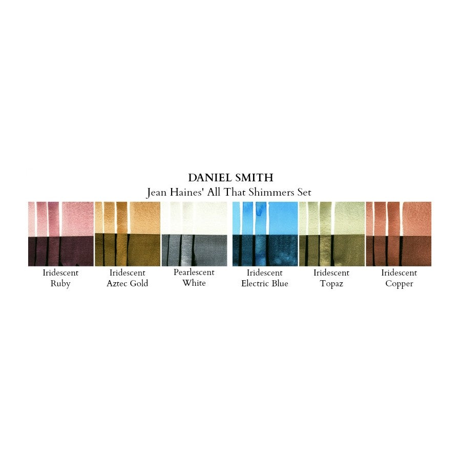 ESTOJO AQUARELA DANIEL SMITH JEAN HAINES "ALL THAT SHIMMERS C/ 06 TUBOS