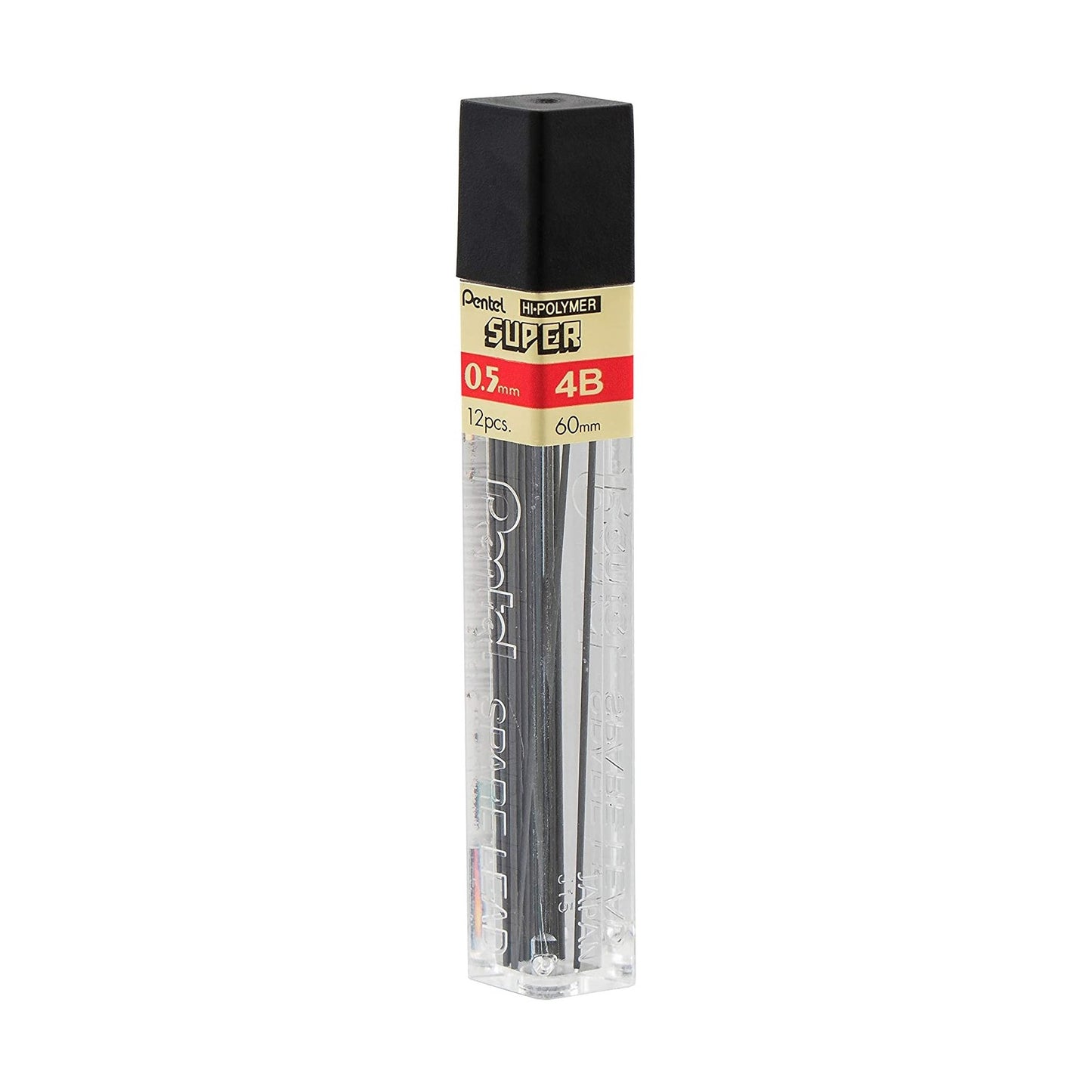 GRAFITE PENTEL 0,5MM 4B 12 MINAS