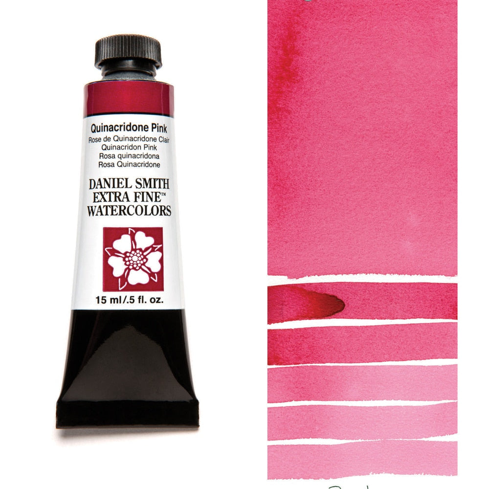 AQUARELA DANIEL SMITH 05ml EXTRA FINE Quinacridone Pink 095