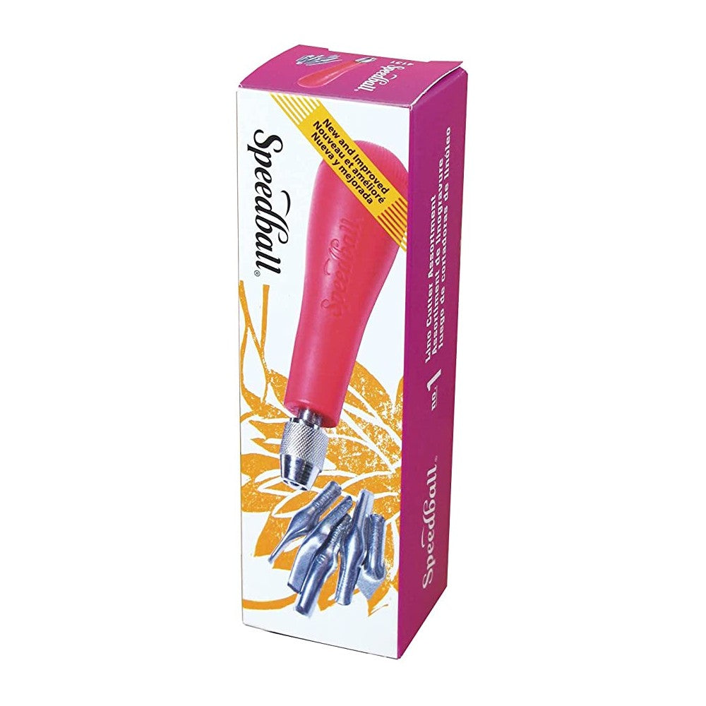 FERRAMENTAS XILO/LINO 4131 C/ 01 MANOPLA 05 PENAS SPEEDBALL