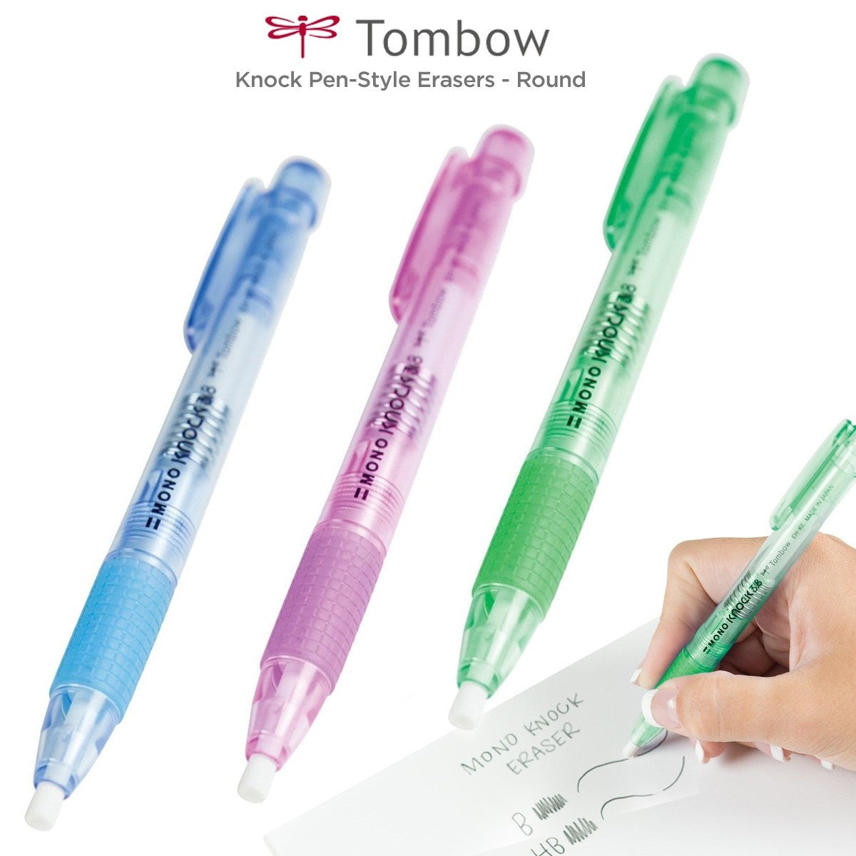 PORTA BORRACHA TOMBOW KNOCK SLIM 3,8MM EHKE UNIDADE
