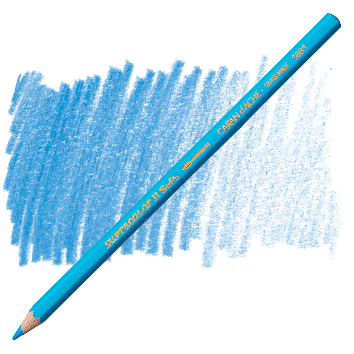 LAPIS AQUARELAVEL CARAN D´ACHE SUPRACOLOR 161 LIGHT BLUE 3888161