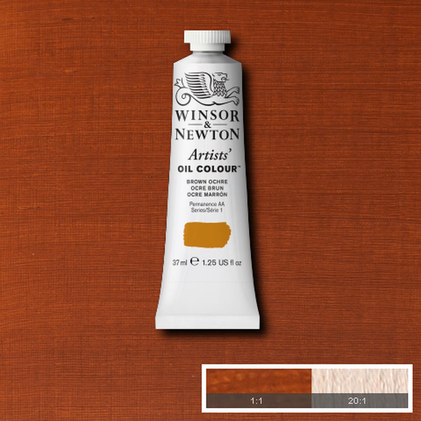 OLEO WINSOR NEWTON ARTISTS 037ML 059 BROWN OCHRE S1