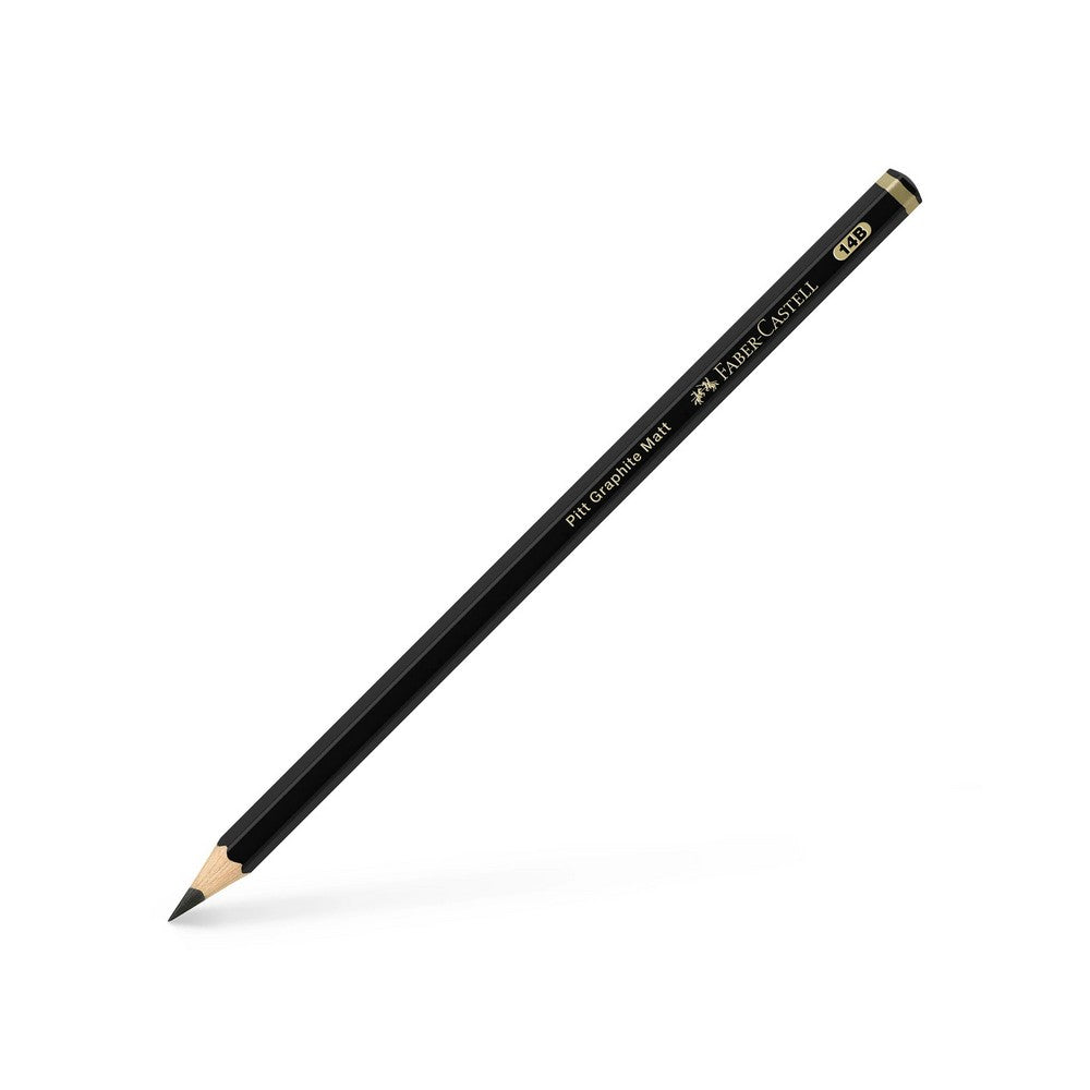 ESTOJO LAPIS GRADUADO FABER PITT MATT (10B-12B-14B) + ACESSORIOS