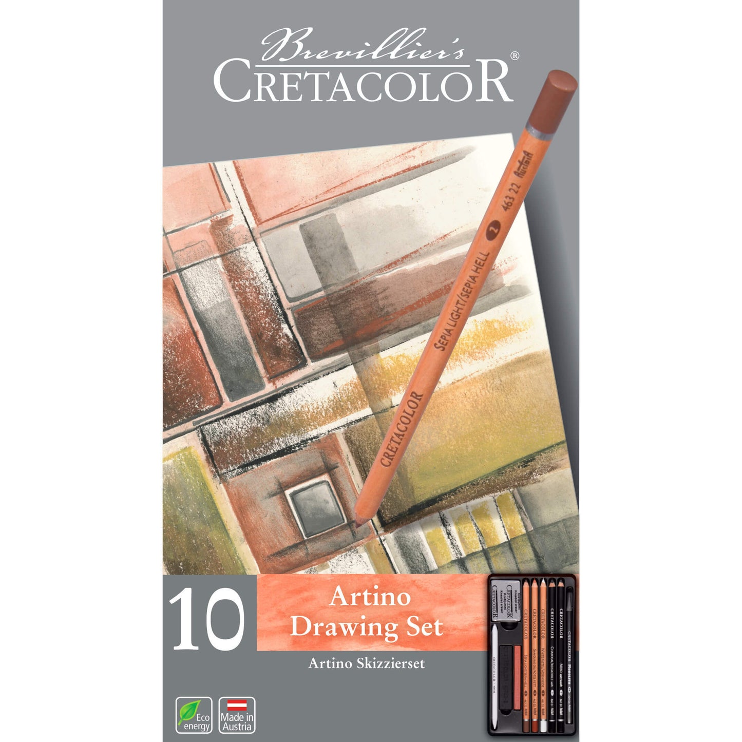ESTOJO LAPIS ESBOÇO CRETACOLOR ARTINO 400 20