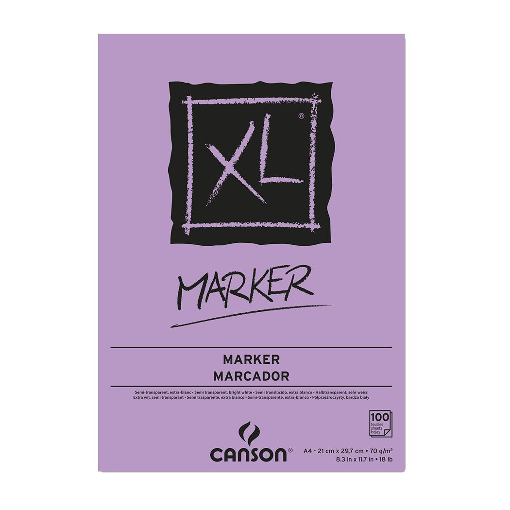 BLOCO CANSON XL MARKER 70g/m2 A4 100 FOLHAS