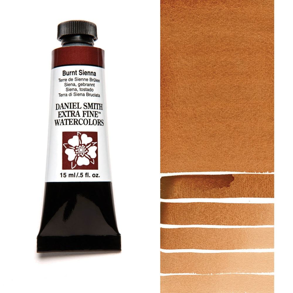 AQUARELA DANIEL SMITH 05ml EXTRA FINE Burnt Sienna 010
