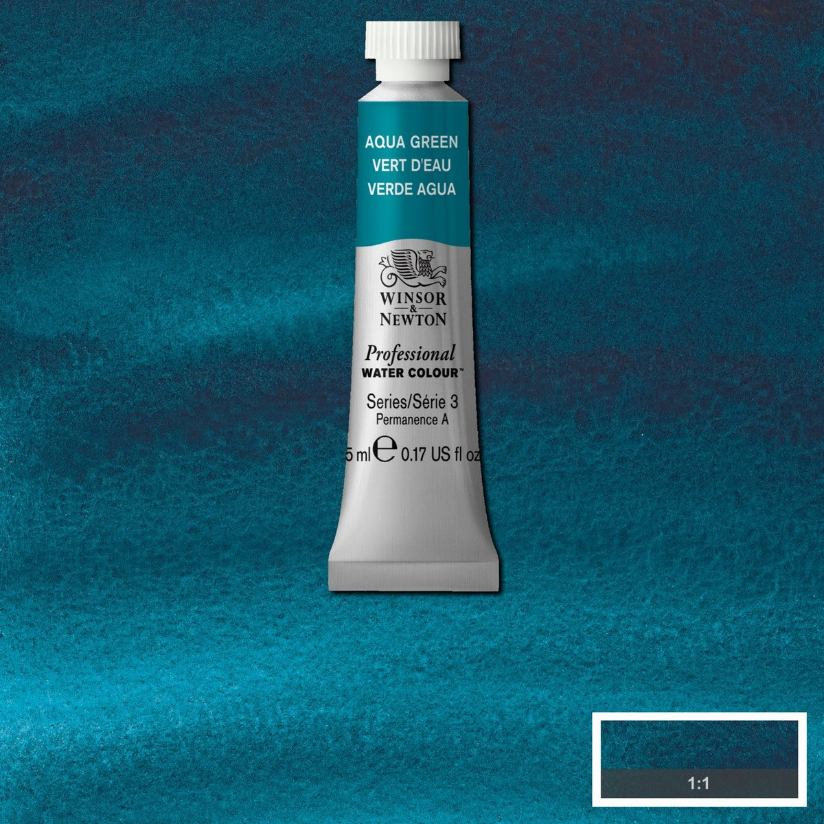 AQUARELA WINSOR NEWTON ARTISTS 5ml 697 AQUA GREEN S3