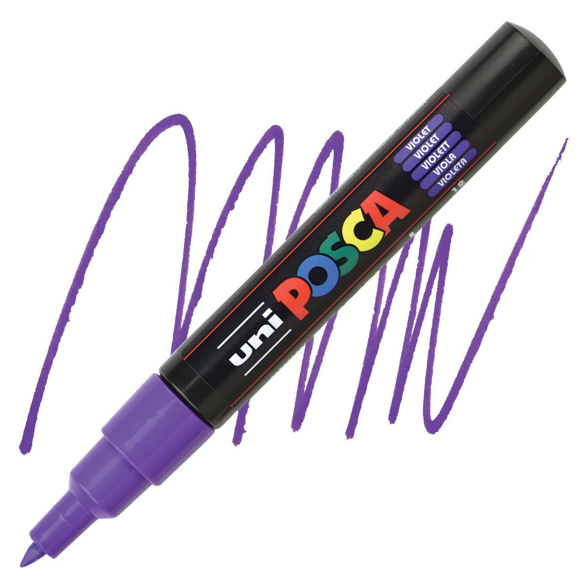CANETA POSCA PC-1M 12 VIOLETA