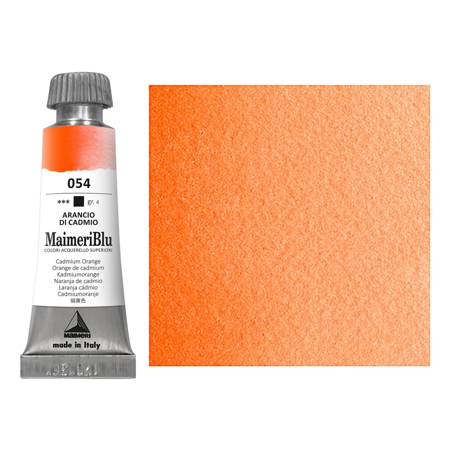 AQUARELA MAIMERIBLU ARTISTS 054 CADMIUM ORANGE 12ML S4