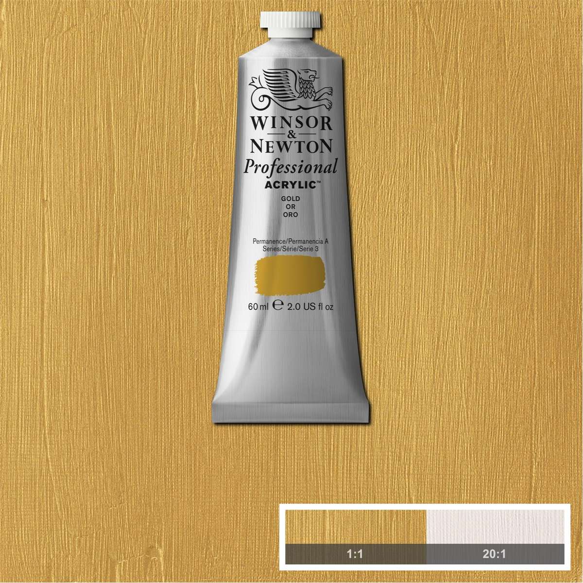 ACRILICA WINSOR NEWTON PROFISSIONAL 60ML 283 GOLD S3