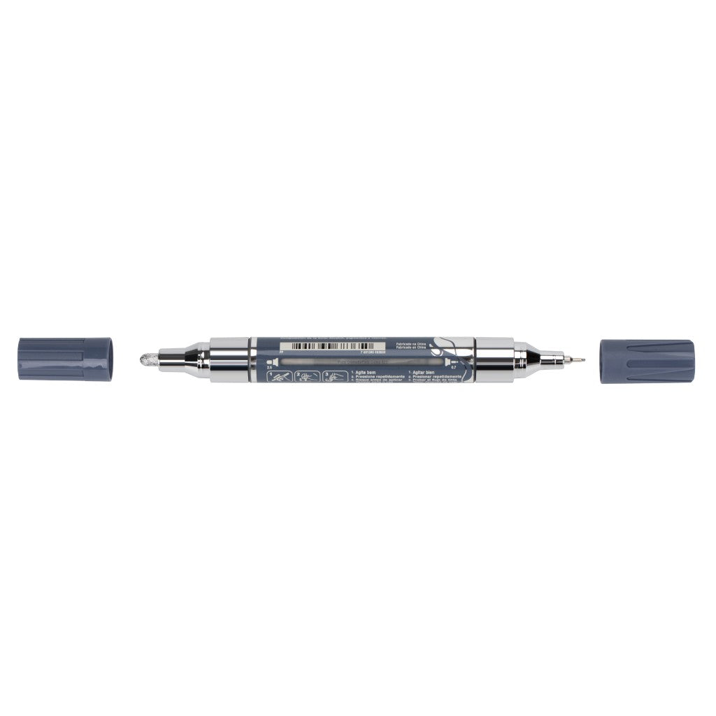 MARCADOR MULTIMARK SHAKE & PAINT CROMADO PRATA 822