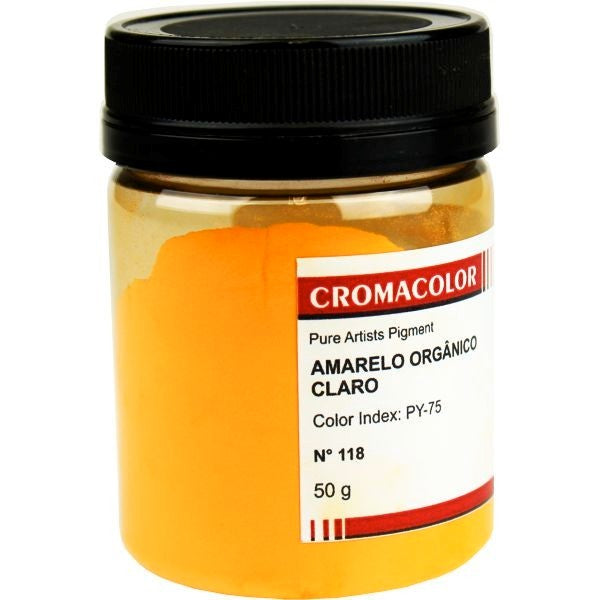 PIGMENTO PURO CROMACOLOR 118 YELLOW LIGHT ORGANIC PY-75 50g