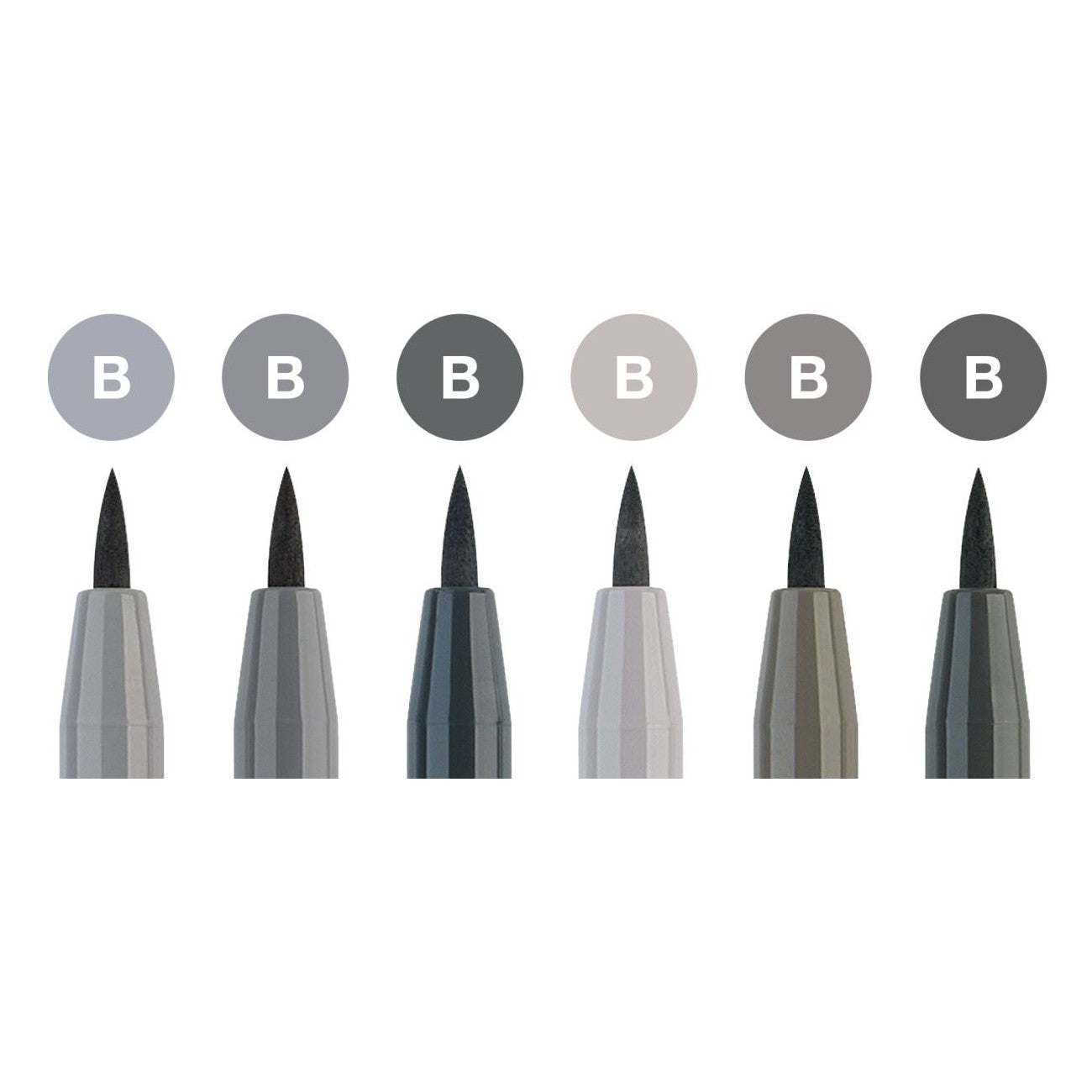 CANETA FABER CASTELL PITT 06 BRUSH GREY (TONS CINZA) 167104