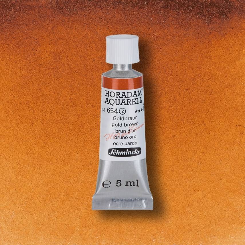 AQUARELA SCHMINCKE HORADAM 5ml 654 Gold Brown S2