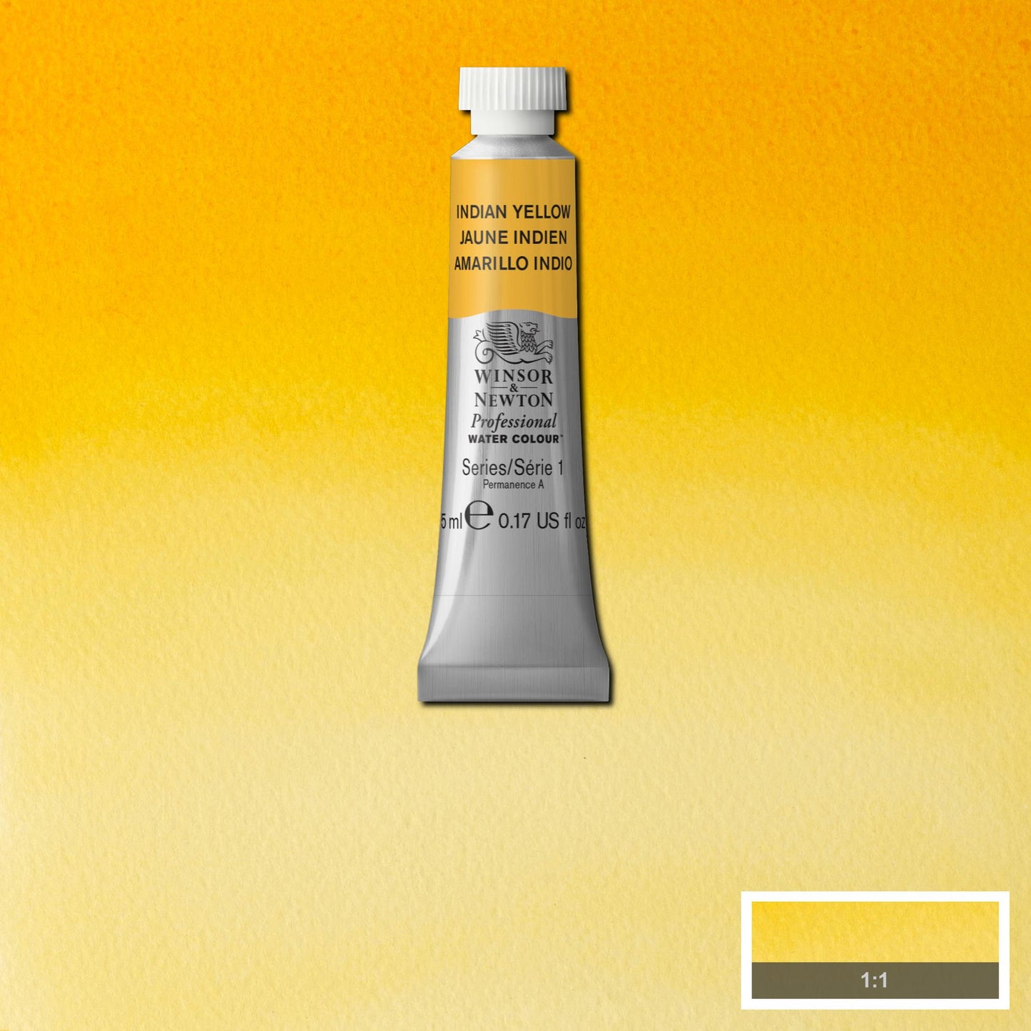 AQUARELA WINSOR NEWTON ARTISTS 5ml 319 INDIAN YELLOW S1