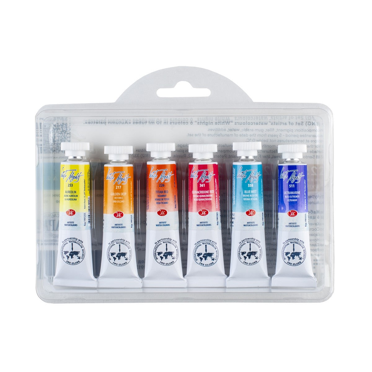 ESTOJO AQUARELA WHITE NIGHTS 06 CORES AUTUMN PALETTE 2108