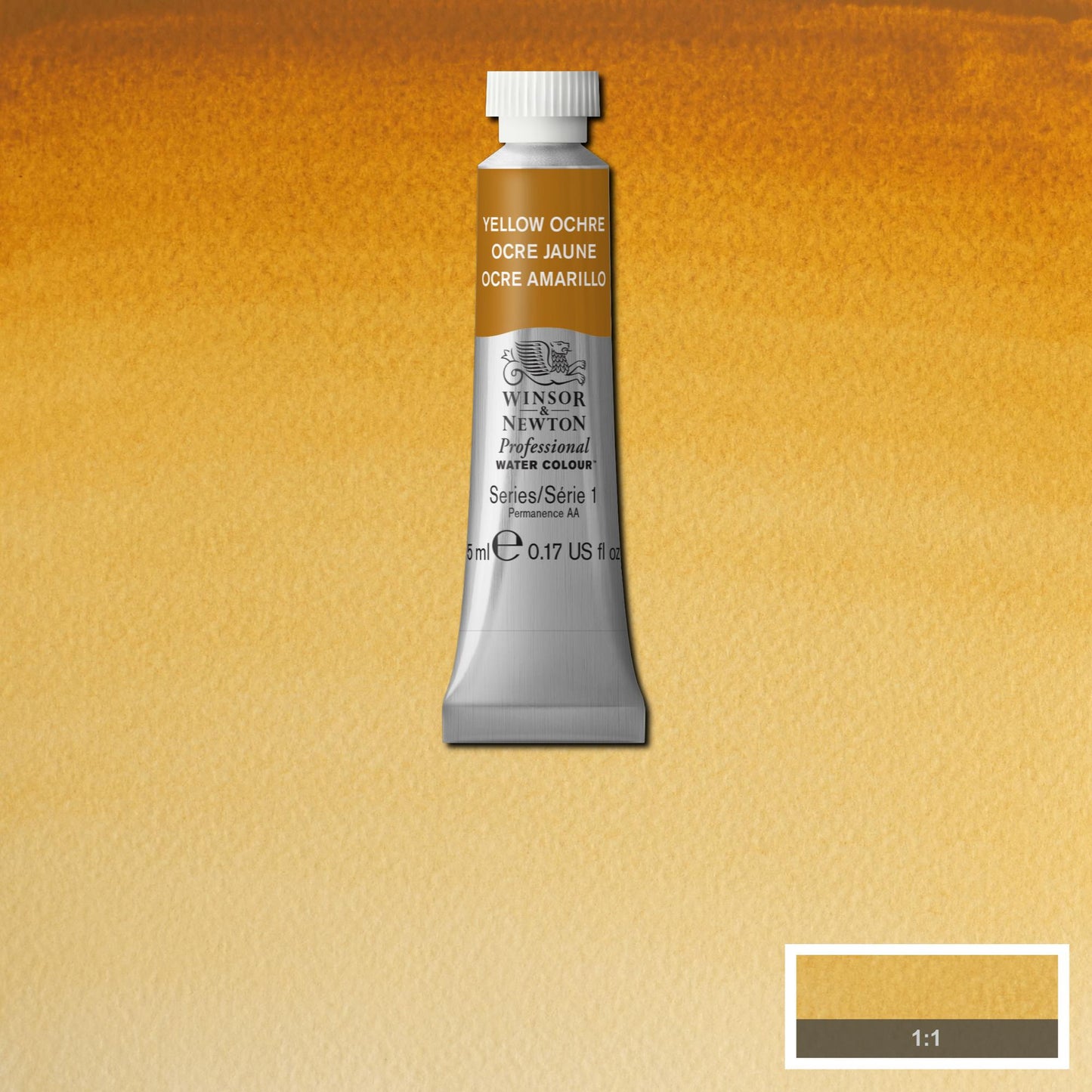 AQUARELA WINSOR NEWTON ARTISTS 5ml 744 YELLOW OCHRE S1