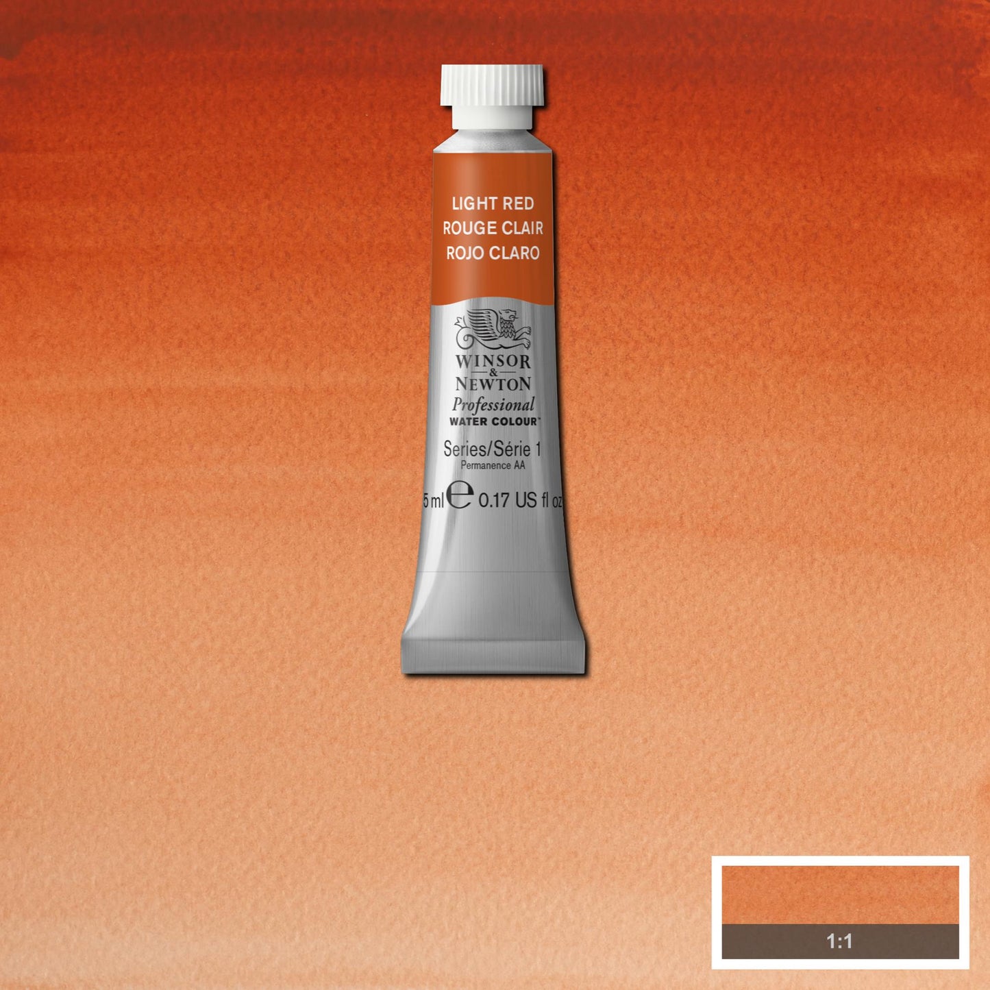 AQUARELA WINSOR NEWTON ARTISTS 5ml 362 LIGHT RED S1