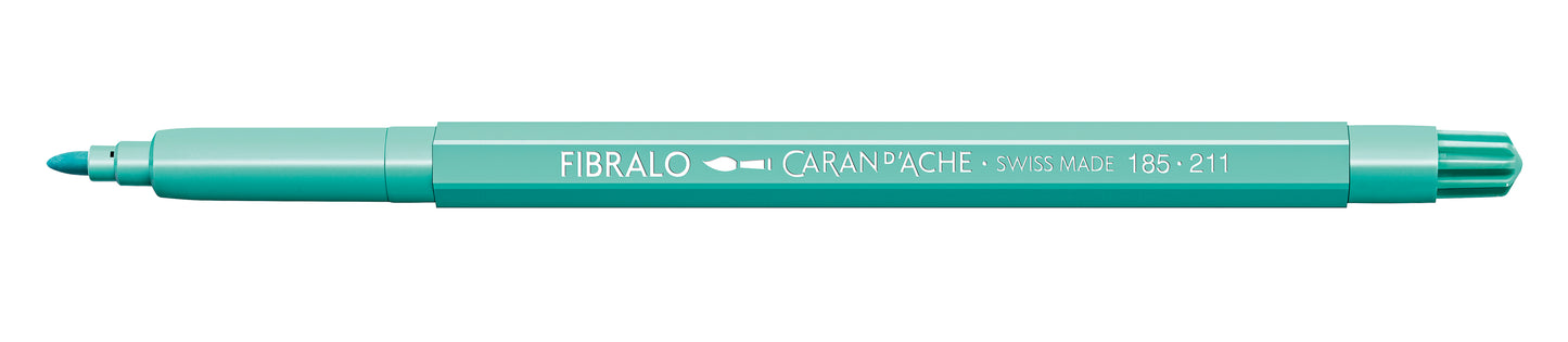 CANETA FIBRALO 211 VERDE PASTEL 185211