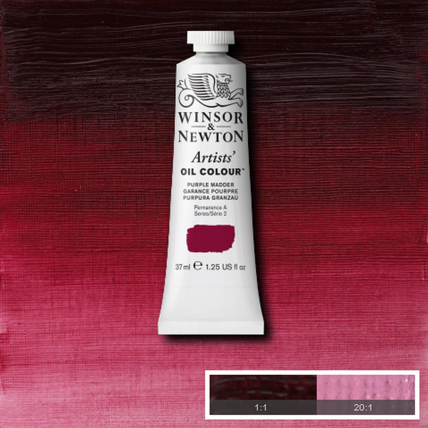 OLEO WINSOR NEWTON ARTISTS 037ML 543 PURPLE MADDER S2