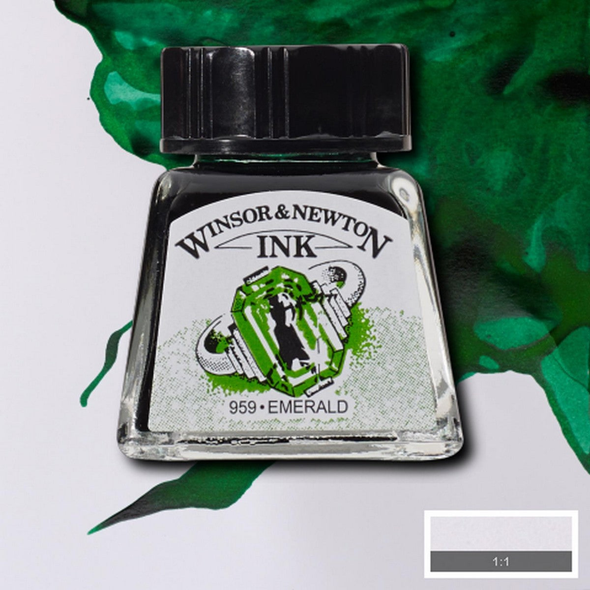 DRAWING INKS WINSOR NEWTON 14ML 235 EMERALD 1005235