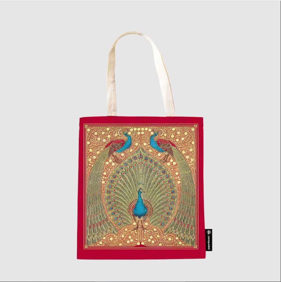 CANVAS BAG PAPERBLANKS HAFIZS PEACOCKS PA9941-3