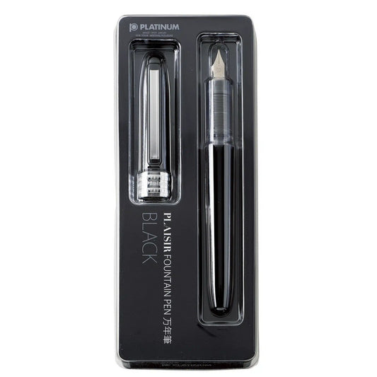 CANETA TINTEIRO PLAISIR PLATINUM 0.5 BLACK PGB-1000 1-3