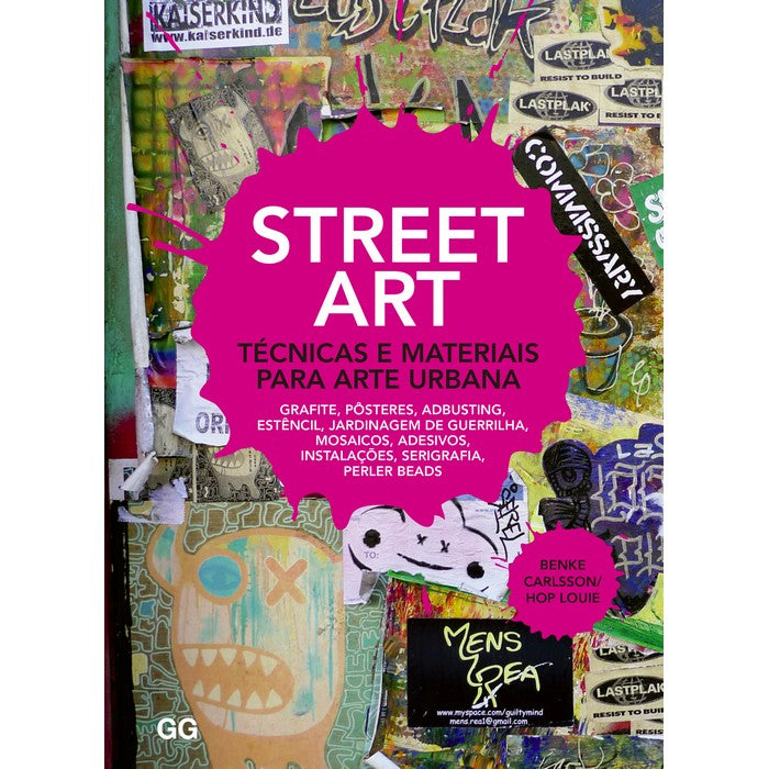 LIVRO "STREET ART" BENKE CARLSSON/HOP LOUIE