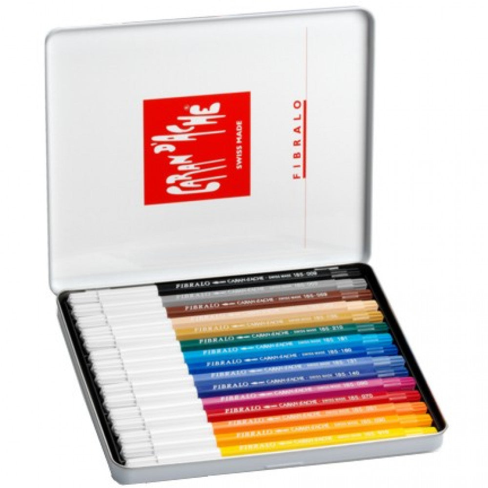 CANETA CARAN D´ACHE FIBRALO 15 CORES