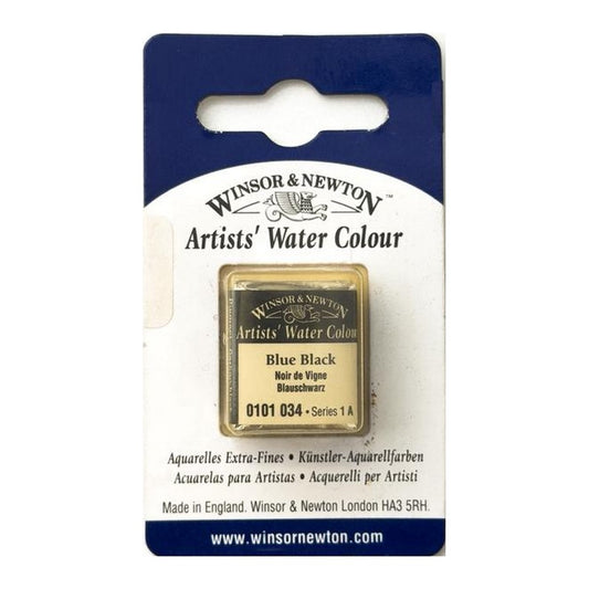 AQUARELA WINSOR NEWTON ARTISTS H PAN 034 BLUE BLACK S1