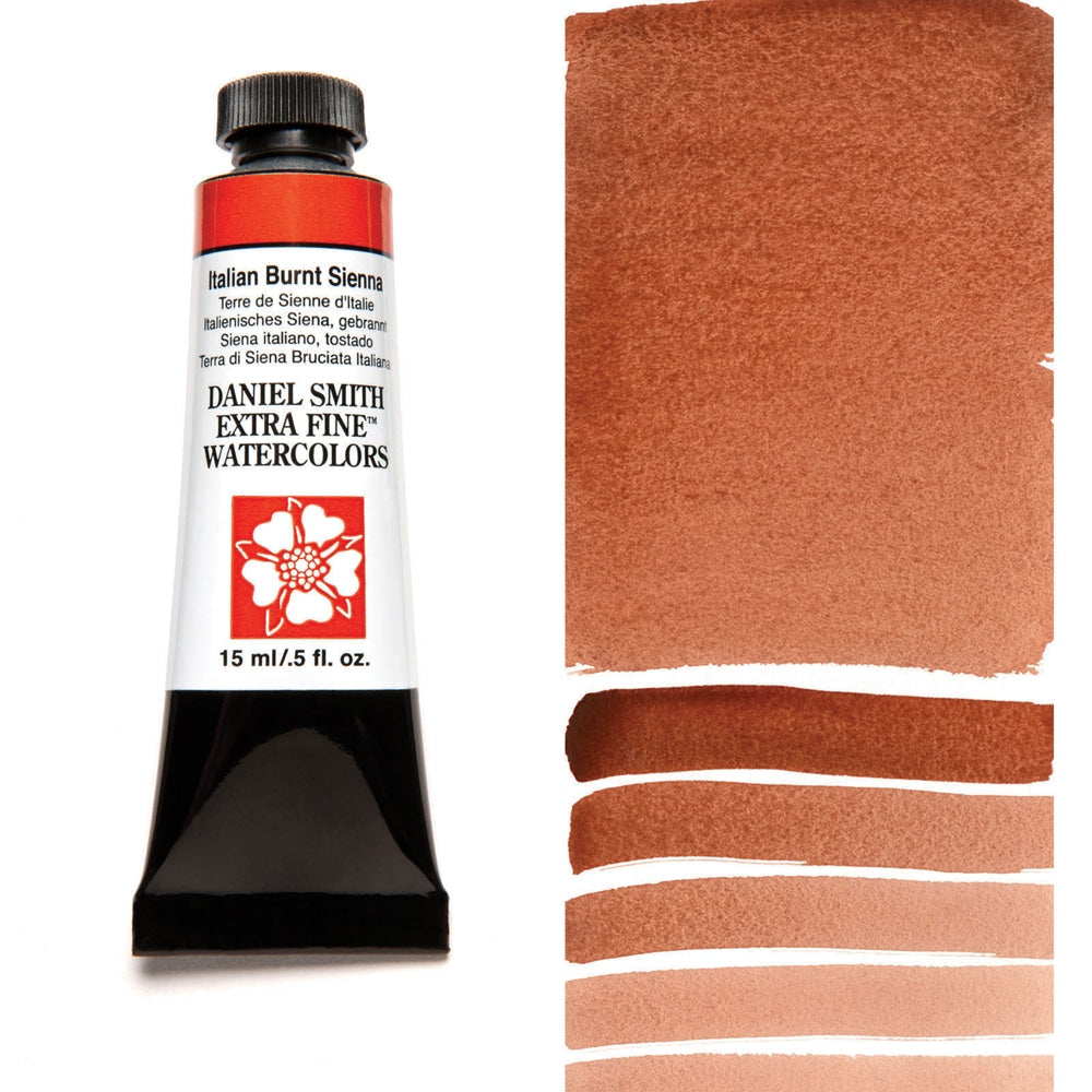 AQUARELA DANIEL SMITH 15ml EXTRA FINE Italian Burnt Sienna 047