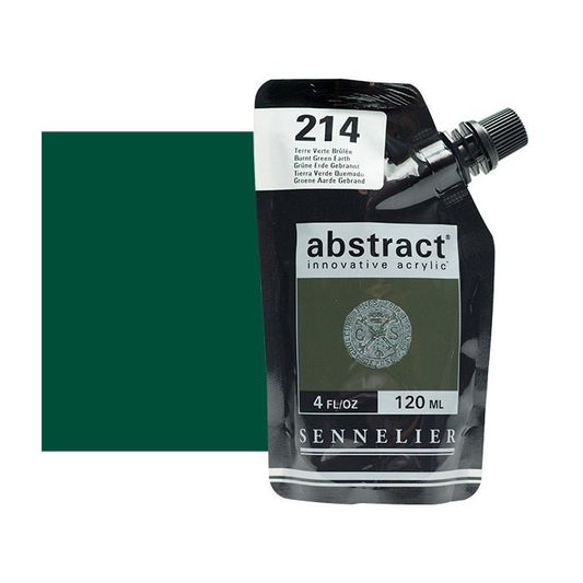 ACRILICA SENNELIER ABSTRACT 120ML 214 BURNT GREEN EARTH