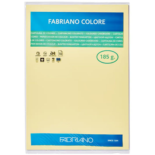 PAPEL FABRIANO COLORE 423 ARENA A4 185G C/10 UNI