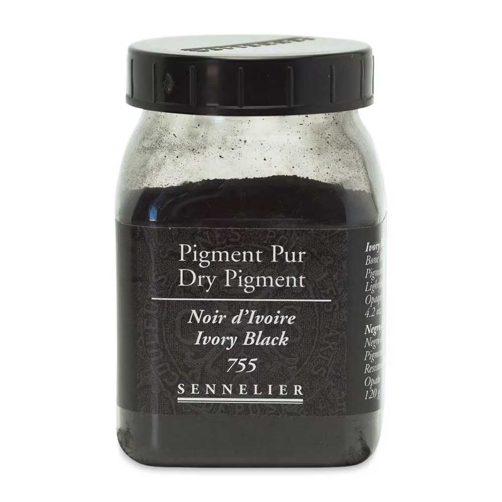 PIGMENTO PURO SENNELIER 755 IVORY BLACK 120g S1