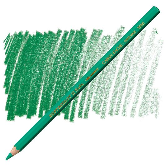 LAPIS AQUARELAVEL CARAN D´ACHE SUPRACOLOR 290 EMPIRE GREEN 3888290