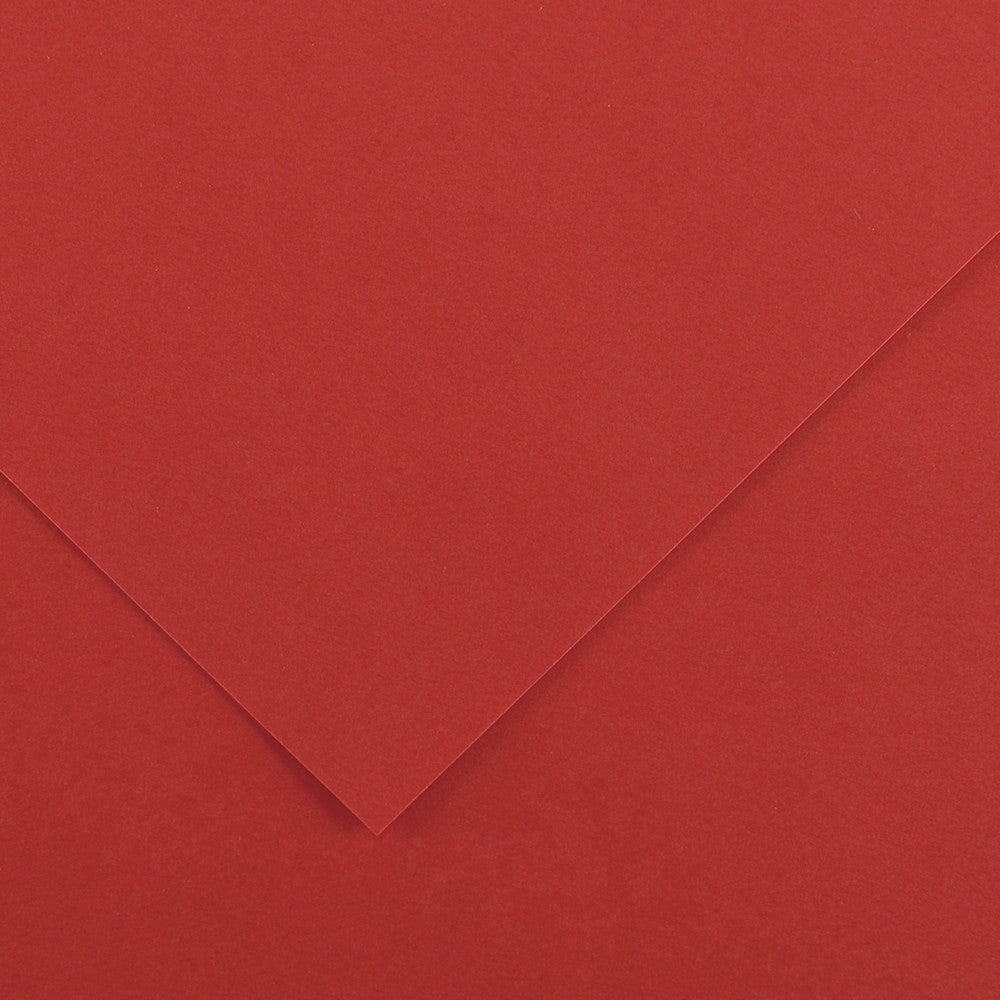 PAPEL CANSON COLOR 180G/M2 VERMELHO ESCURO A4