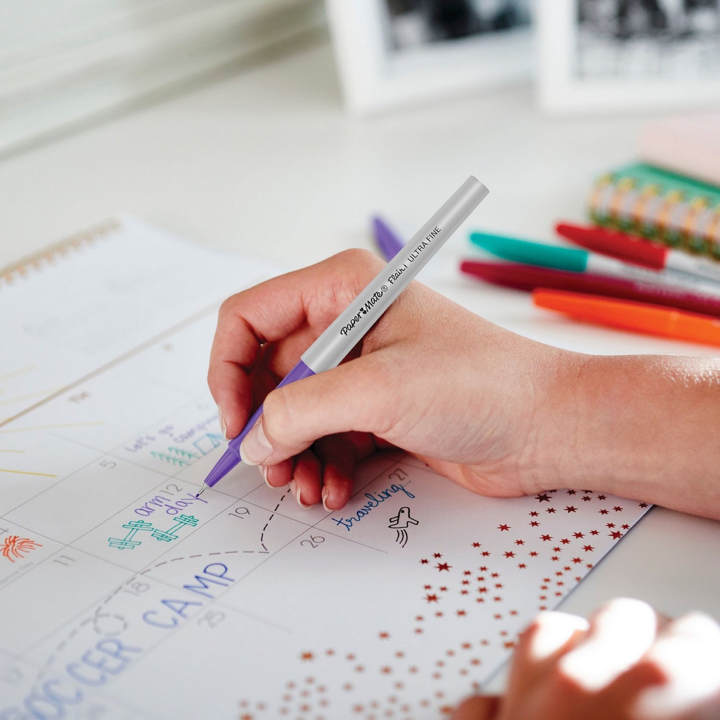 CANETA PAPERMATE FLAIR (FUTURA) ULTRA FINE C/ 16 CORES