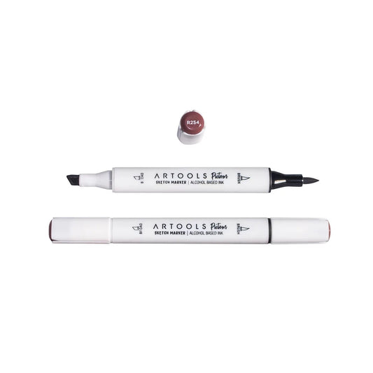 MARCADOR ARTOOLS PICTOM PONTA DUPLA RUSSET BROWN (R254)