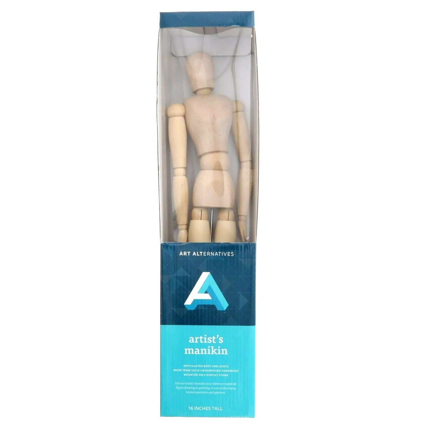 MANEQUIM ARTICULADO 40cm MASCULINO ART ALTERNATIVES AA3016